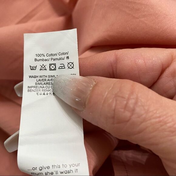 NEW Missguided Pink Shirred Ruffle Off Shoulder Bardot Blouse top 8 - Picture 8 of 10